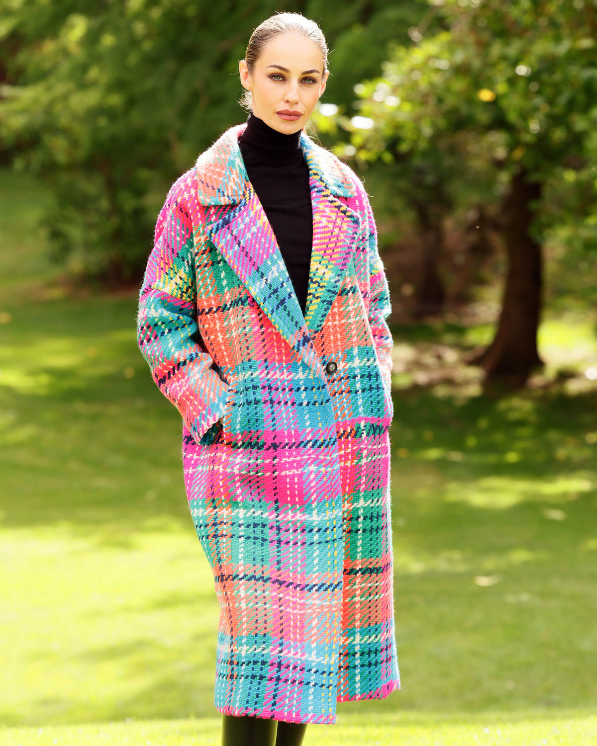 Oh My My Pop Donegal Wool Coat