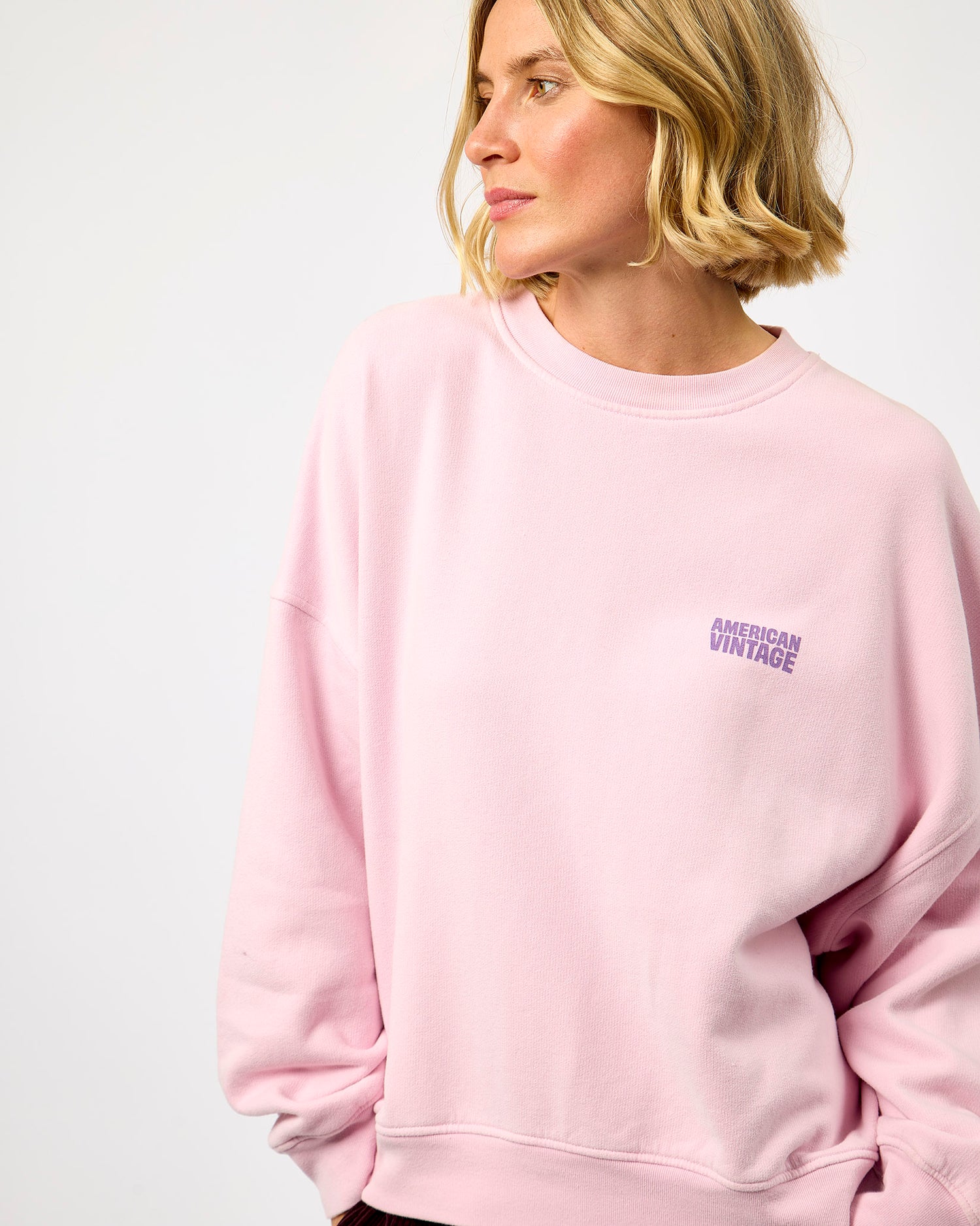Vintage Petal Plizzy Sweatshirt