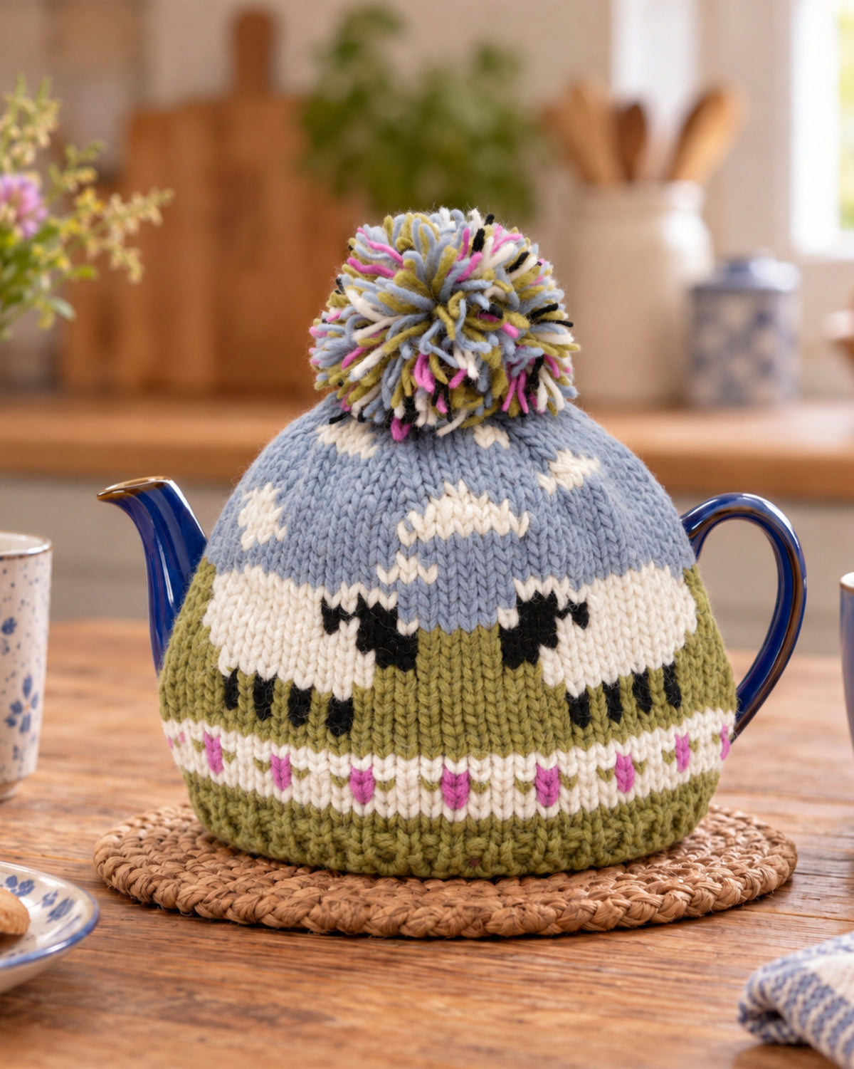Sheep in Love Handmade Pure Wool Tea Cosy