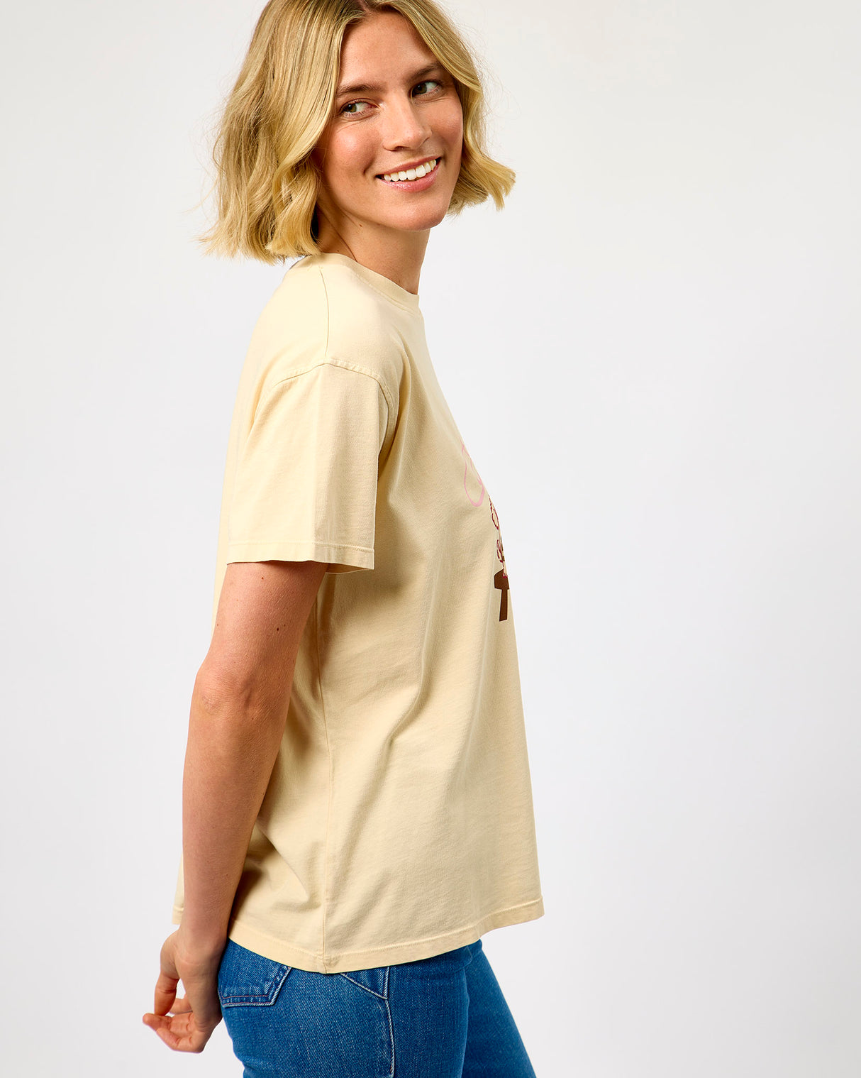 Cream Raclette Graphic T-Shirt