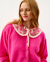Pink Wave Quilted Cotton Collar