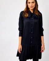 Dark Navy Roelien Bow Tie Dress