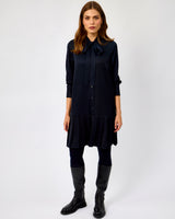 Dark Navy Roelien Bow Tie Dress