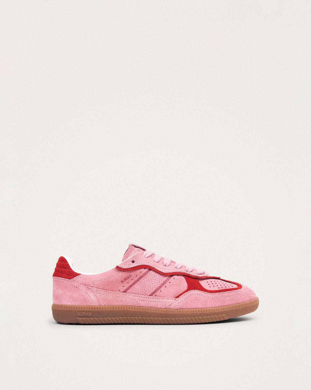 Sea Pink Rife Suede Trainers