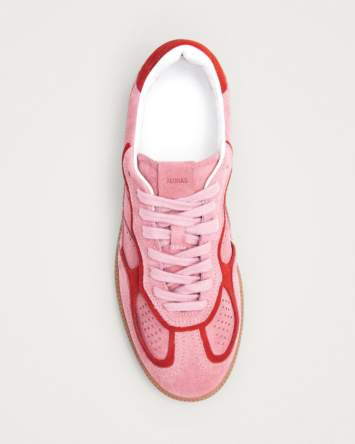 Sea Pink Rife Suede Trainers