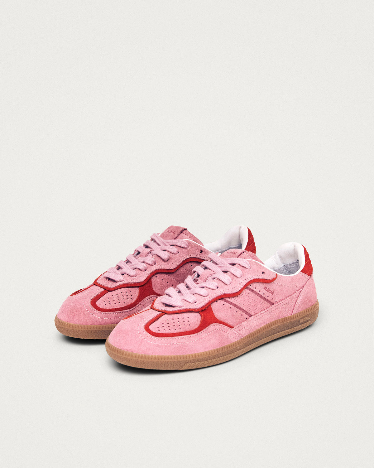 Sea Pink Rife Suede Trainers