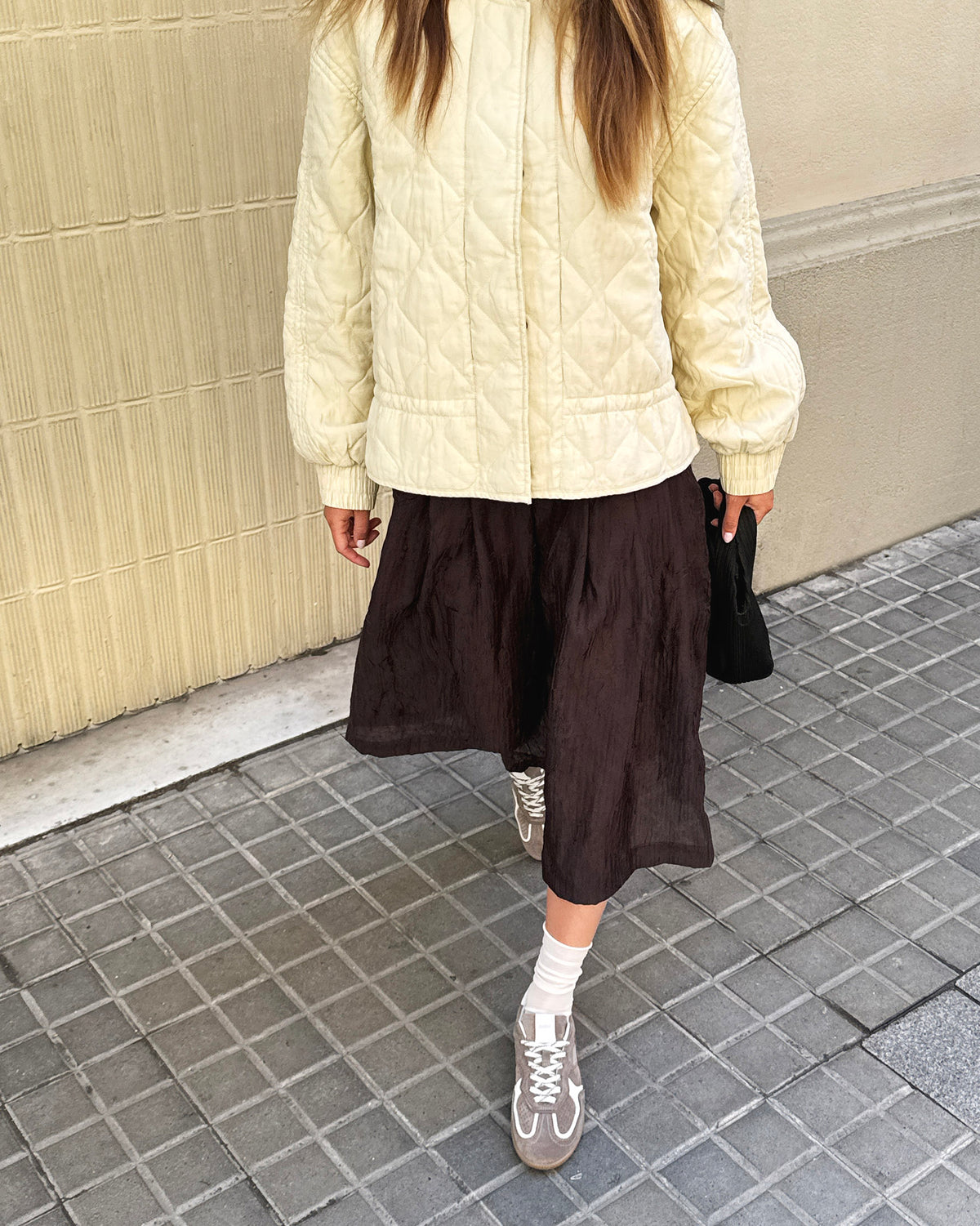 Taupe Rife Leather Trainers