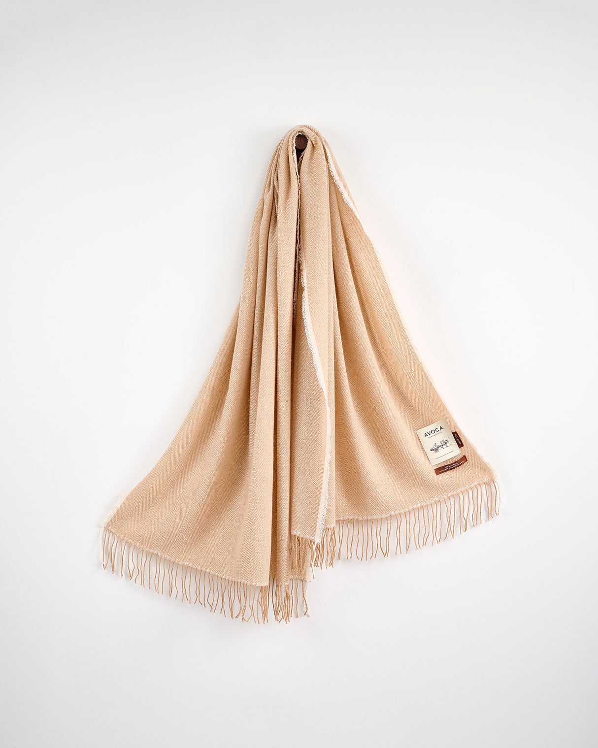 Camel Cashmere Wool Sandymount Scarf