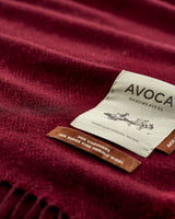 Burgundy Cashmere Wool Sandymount Scarf