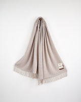 Light Grey Cashmere Wool Sandymount Scarf