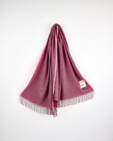Plum Cashmere Wool Sandymount Scarf