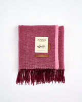 Plum Cashmere Wool Sandymount Scarf