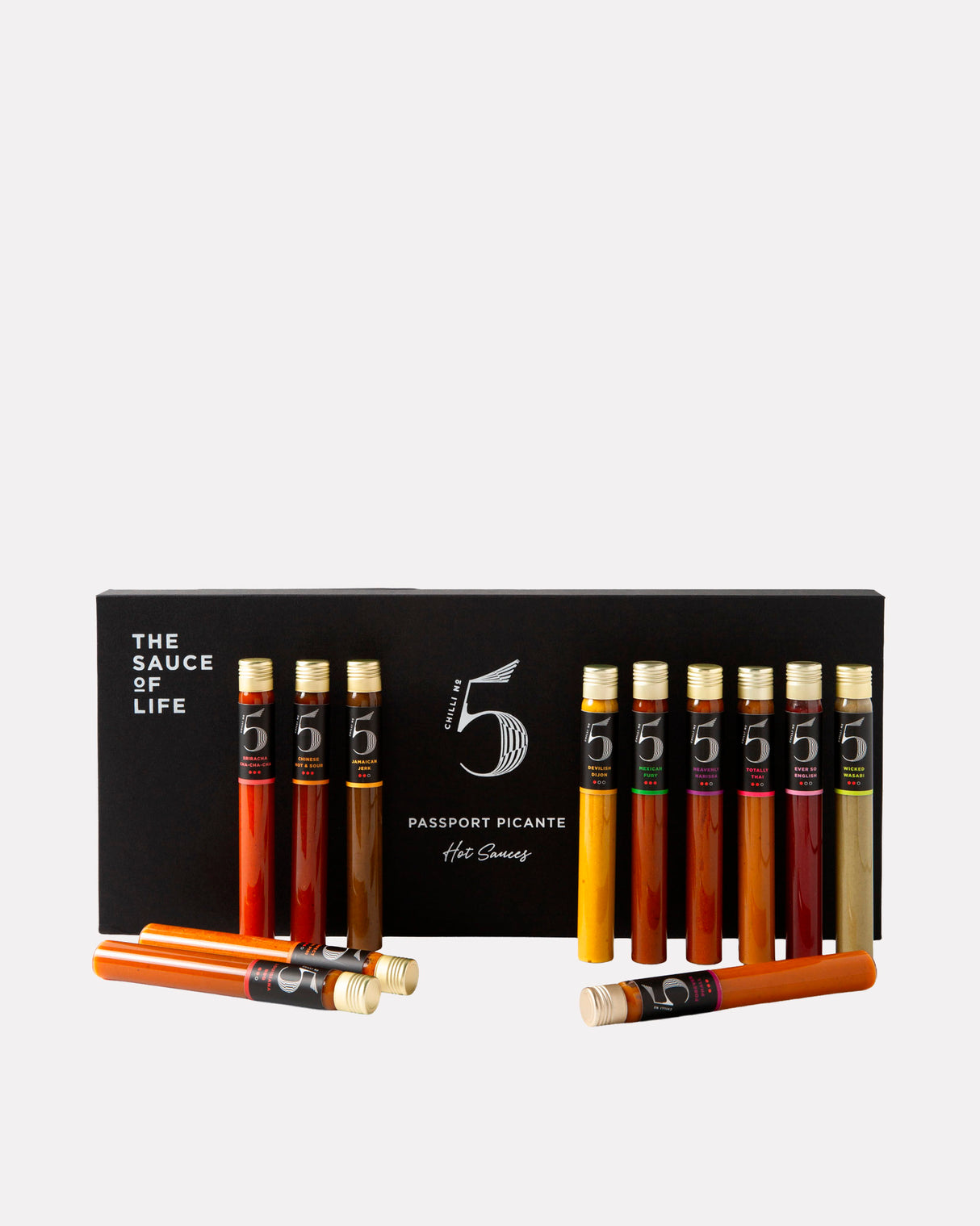 Chilli No. 5 The Passport Piccante Hot Sauces Collection Gift Box