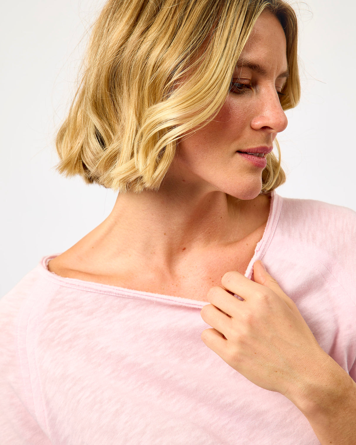 Vintage Marshmallow Pink Sonoma Long Sleeve T-Shirt