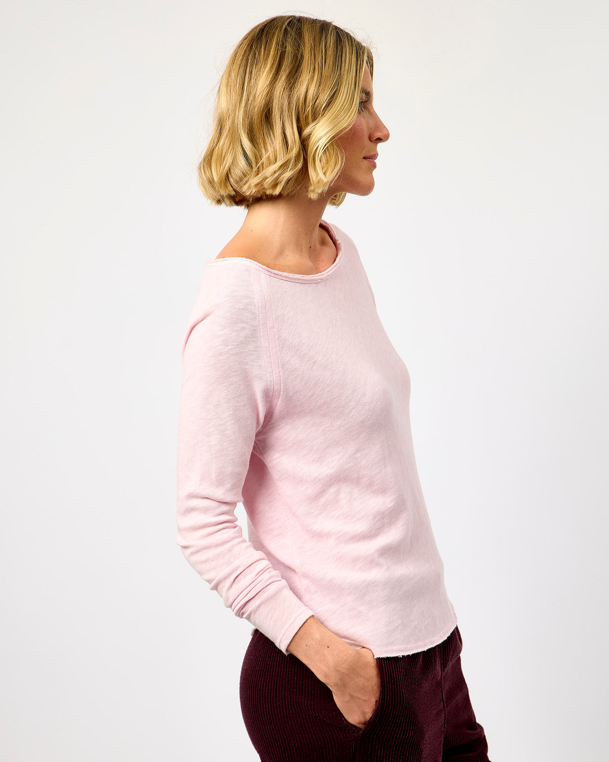 Vintage Marshmallow Pink Sonoma Long Sleeve T-Shirt