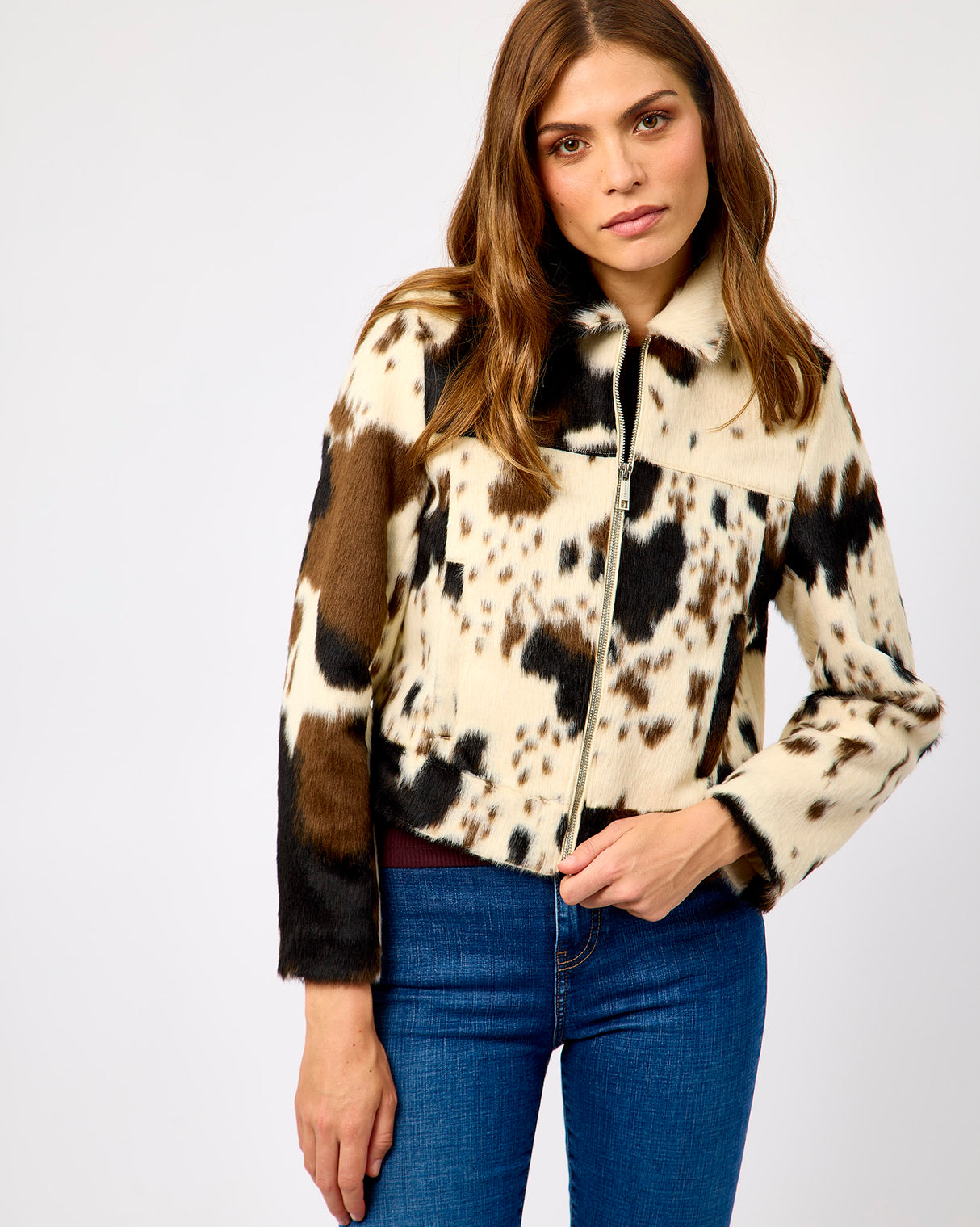 Cow Print Touka Jacket