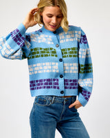 Bluebell Sculpted Shoulder Merino Cardigan