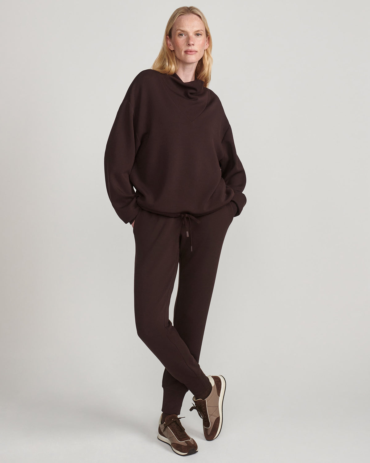 Coffee Bean Slim Cuff Joggers
