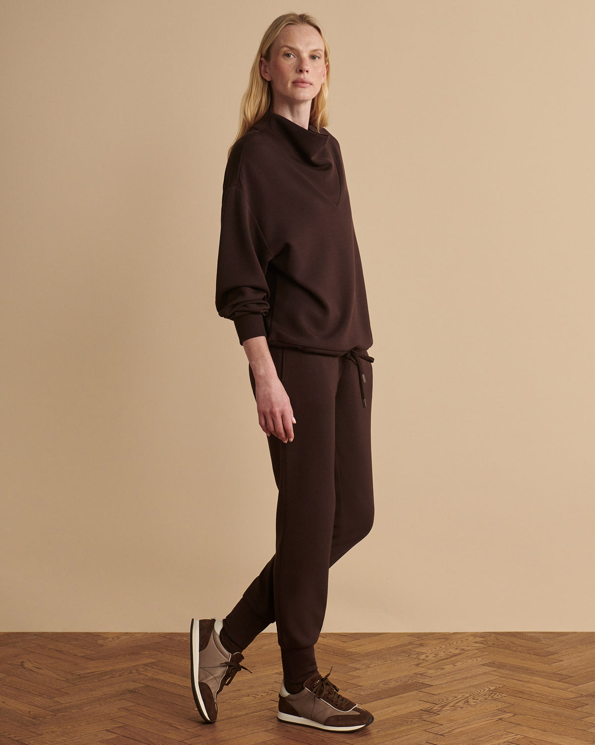 Coffee Bean Slim Cuff Joggers