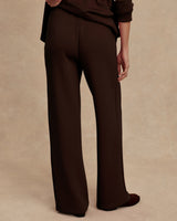Coffee Bean Wide Leg Trousers