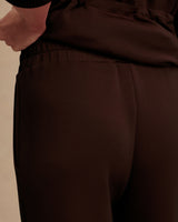 Coffee Bean Wide Leg Trousers