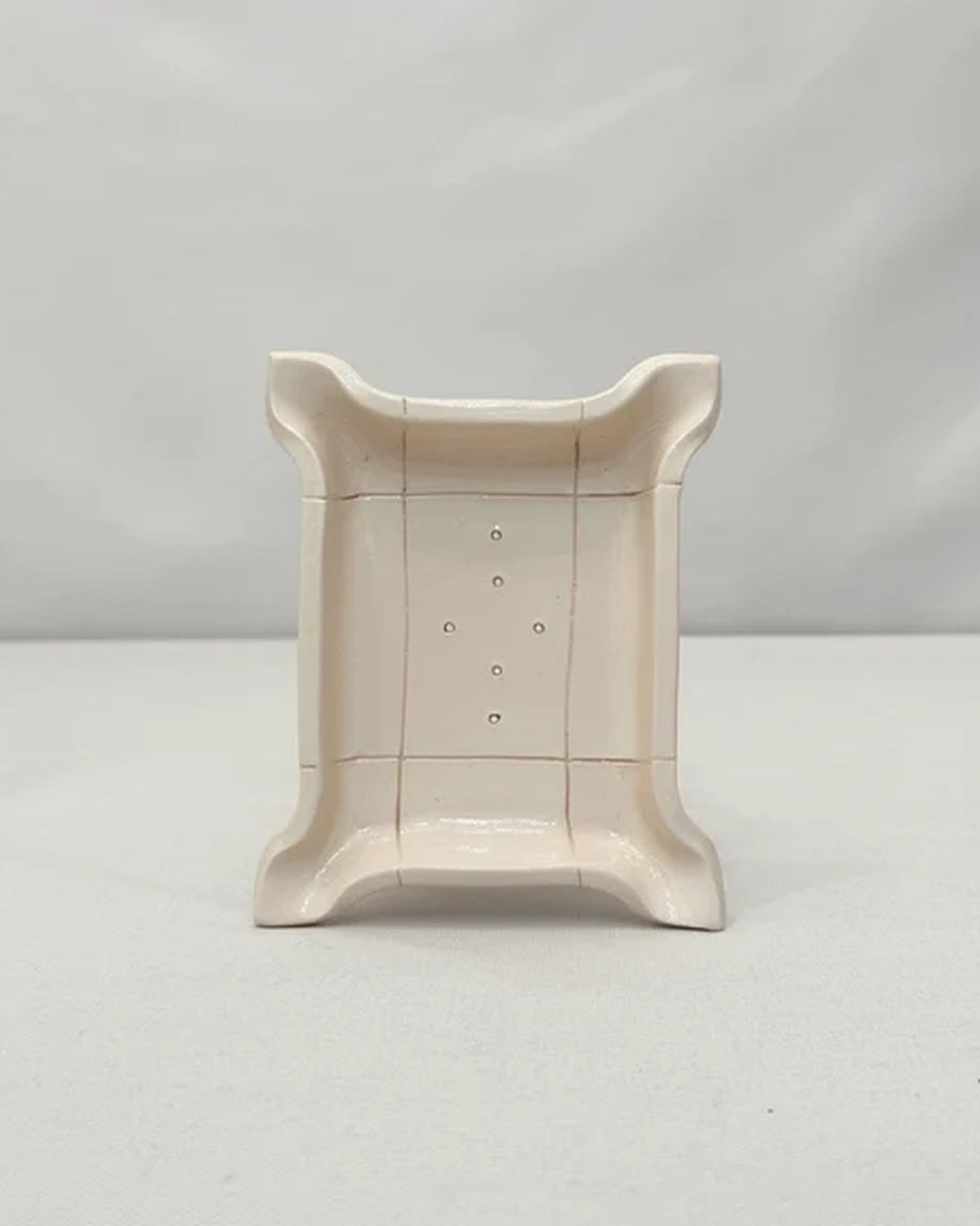 White Ceramic Soap Dish