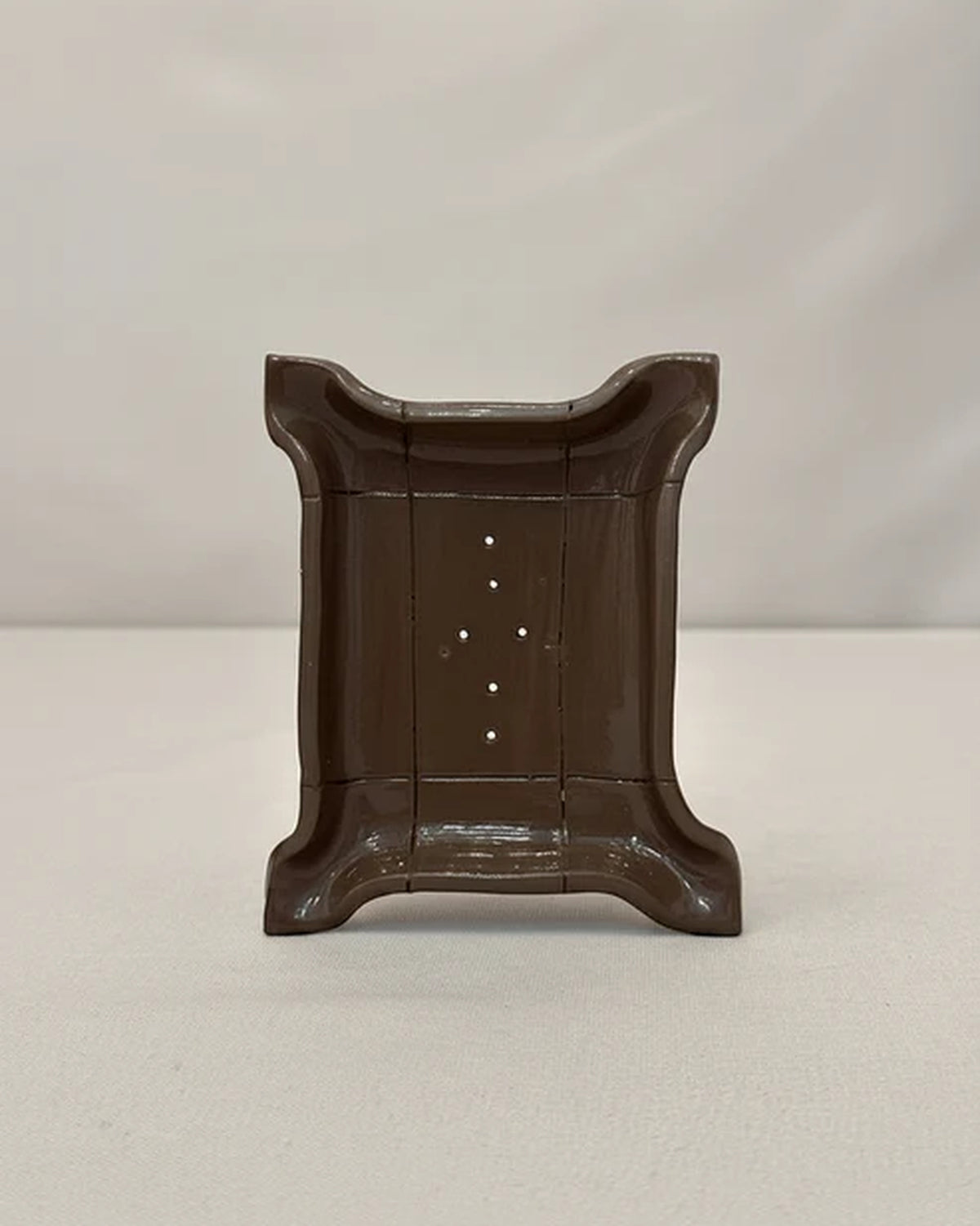 Dark Brown Ceramic Soap Dish