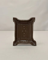 Dark Brown Ceramic Soap Dish