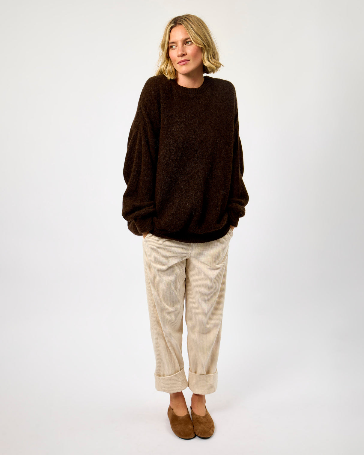 Coffee Marl Vitow Jumper