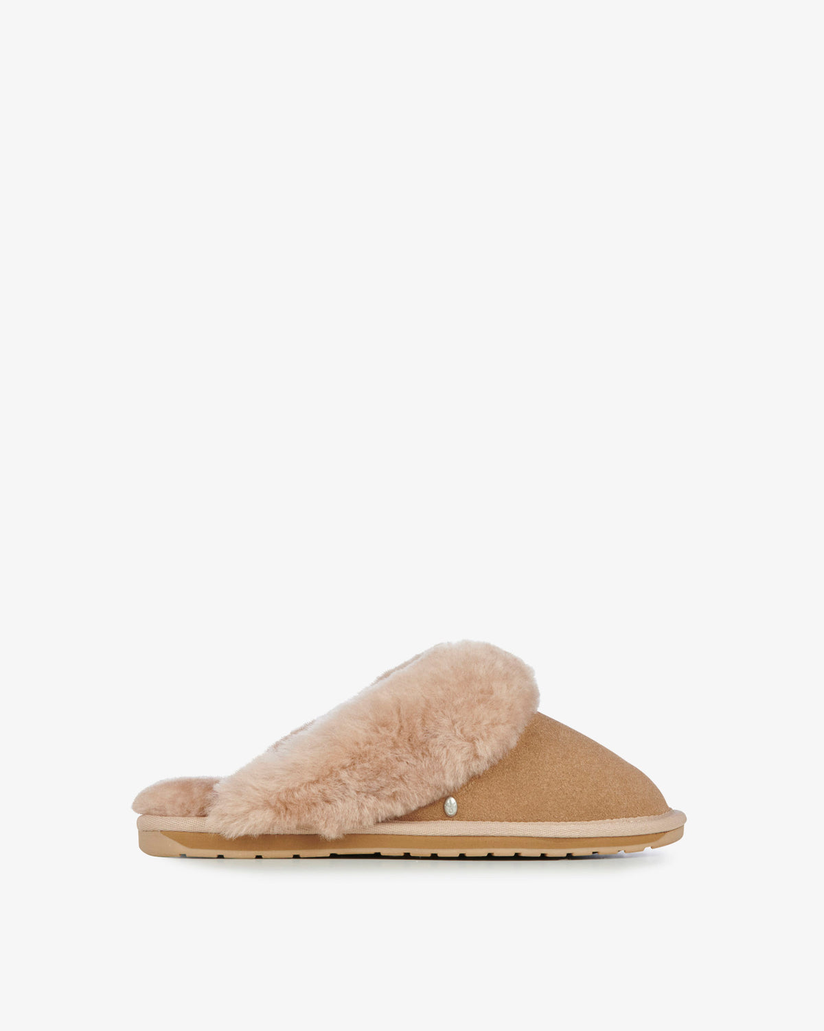 Camel Jolie Sheepskin Slippers
