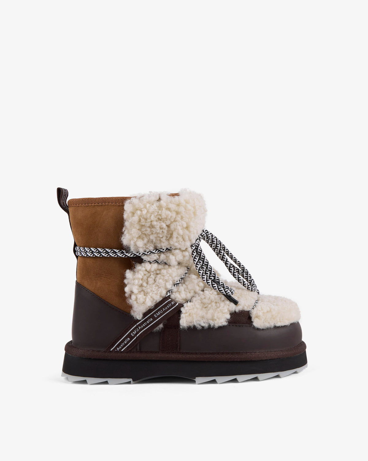 Chestnut Blurred Teddy Boots