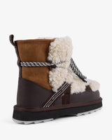 Chestnut Blurred Teddy Boots