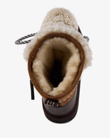 Chestnut Blurred Teddy Boots