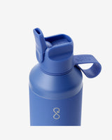 Super Blue Peak Go Flip-Straw Water Bottle