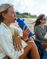 Super Blue Peak Go Flip-Straw Water Bottle