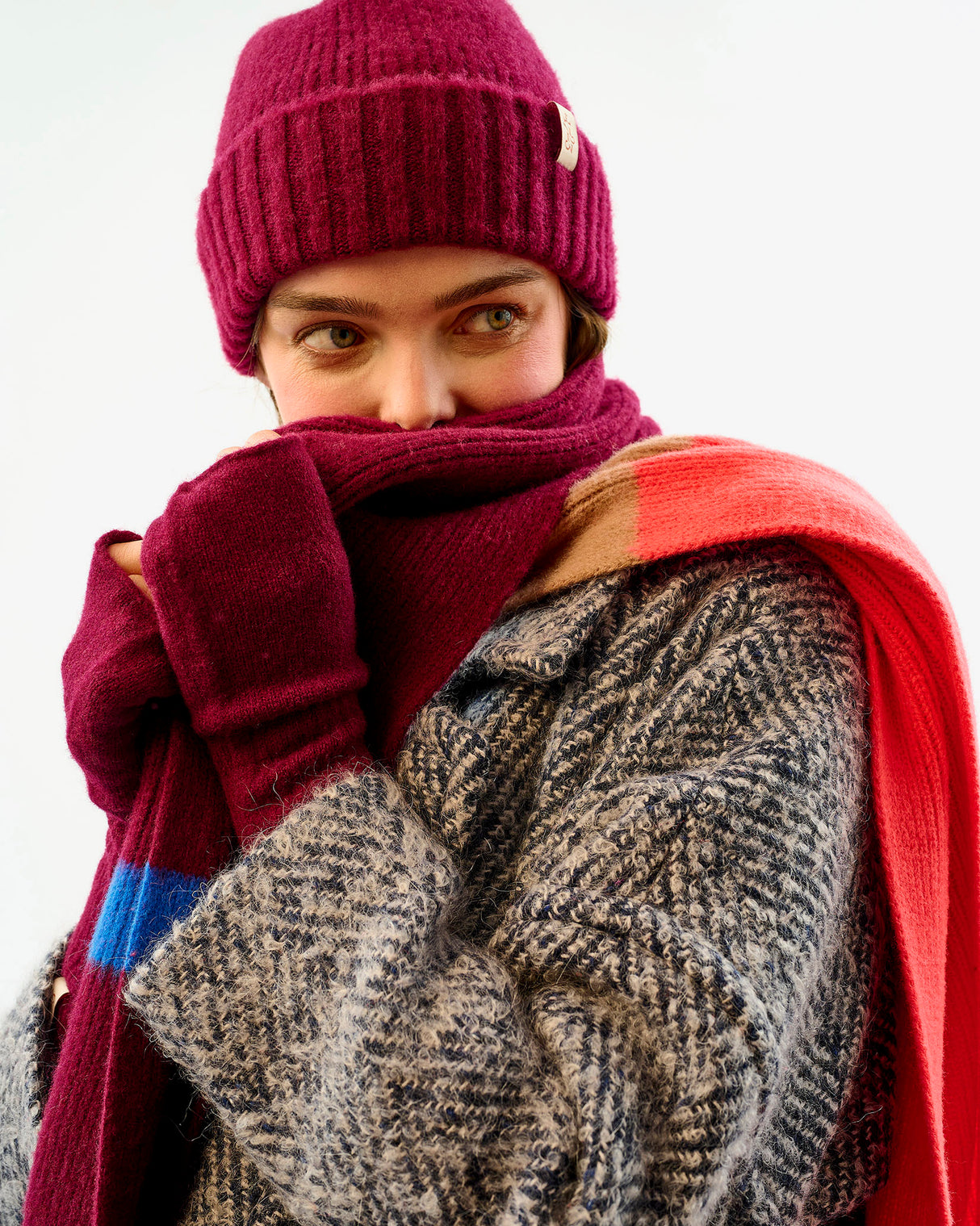 Bordeaux Rona Lambswool Hat