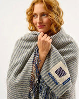 Sugarloaf Stripe Lambswool Throw