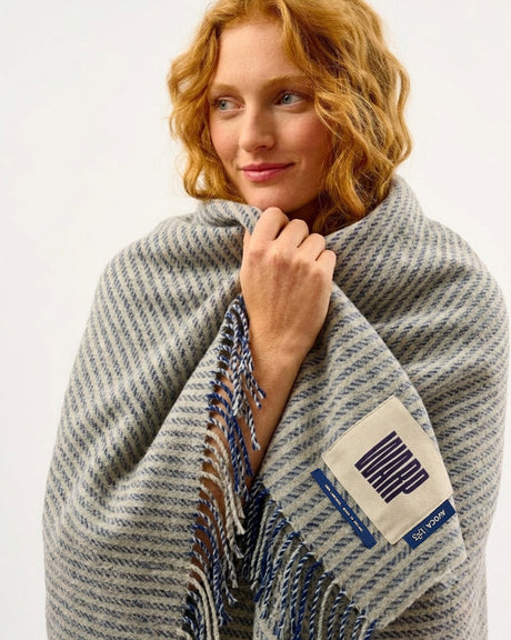 Sugarloaf Stripe Lambswool Throw