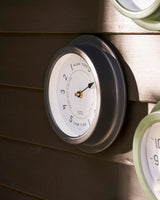 Carbon Narberth Powder Coated Steel Tide Clock