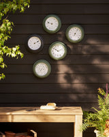 Carbon Narberth Powder Coated Steel Tide Clock