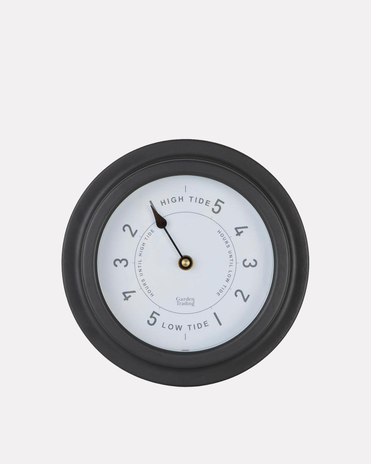 Carbon Narberth Powder Coated Steel Tide Clock