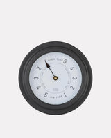 Carbon Narberth Powder Coated Steel Tide Clock