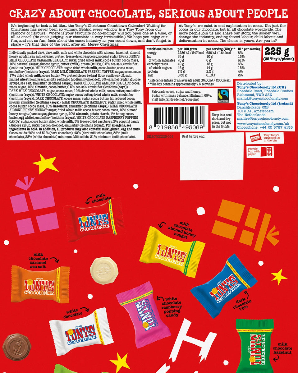 Tony's Chocolonely Big Countdown Advent Calendar