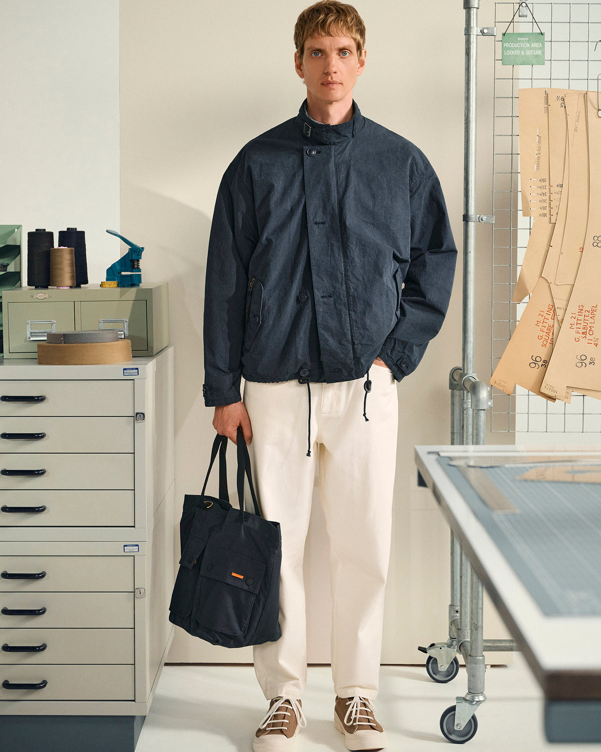 Navy Transport Carry All Tote Bag
