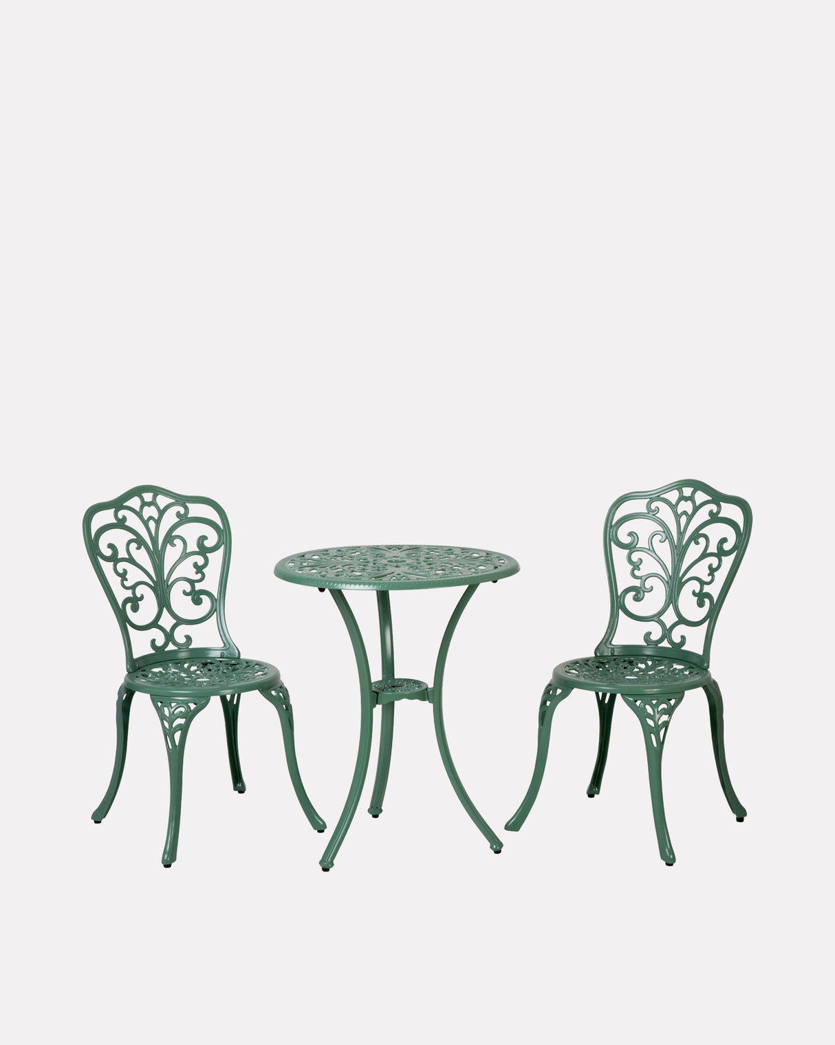 Thistle Green Watemoor Bistro Aluminium Chairs & Table Set