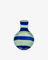 Green & Blue Stripe Stoneware Spoon Rest