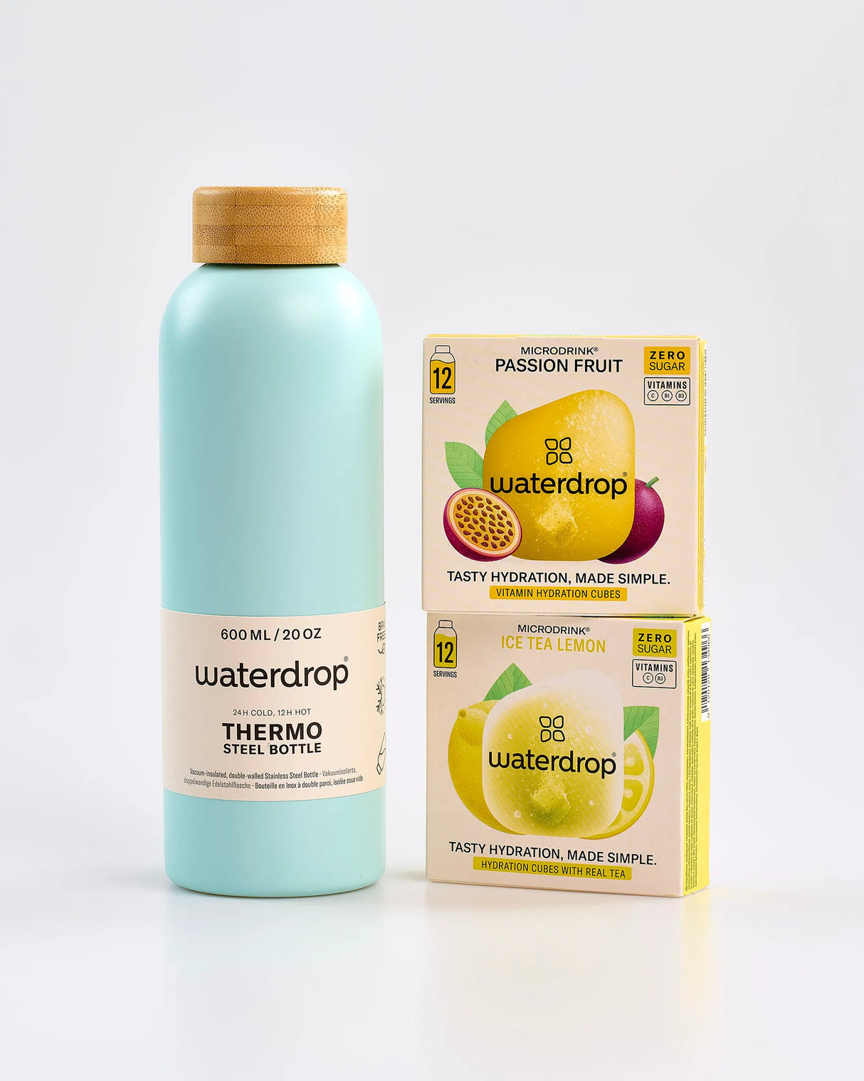Waterdrop Blue Stainless Steel & 2 Pack Bundle