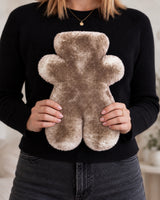 Wolf Tip Sheepskin Teddy Hot Water Bottle