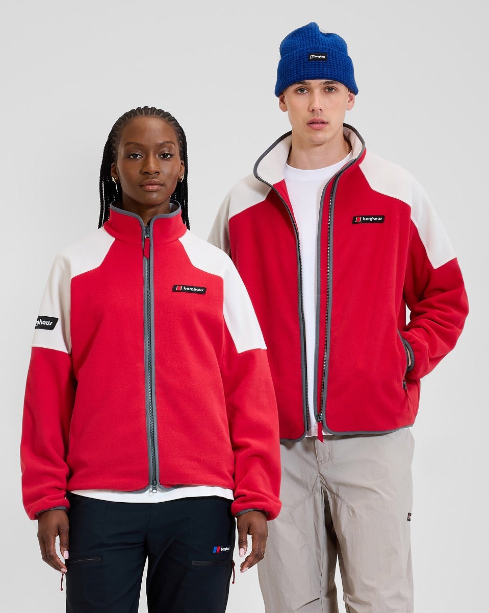 Definitely Red & Stone 1997 Fleece Jacket