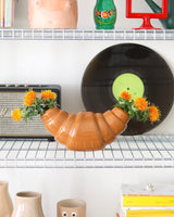 Croissant Ceramic Vase